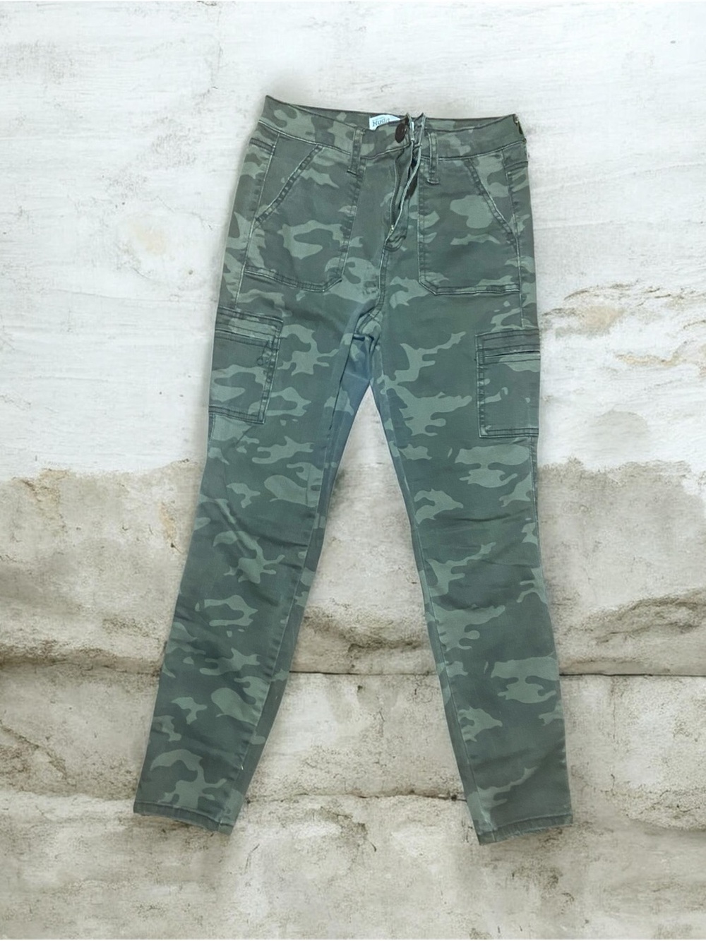 Y2K Juniors Mudd camo high rise utility jegging size 9